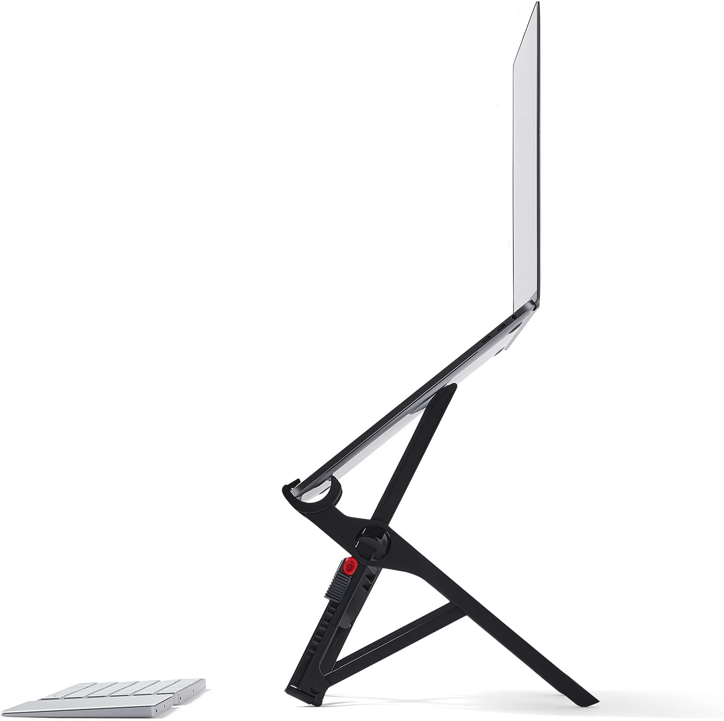 Roost V3 - Ultra Portable and Adjustable Laptop Stand - Eye‑Level Anywhere - 6.5 to 12.5 inch Screen Lift - Patented Rigid Folding Structure and Self-Adjustings Laptop Grips (for 12" to 18" laptops)