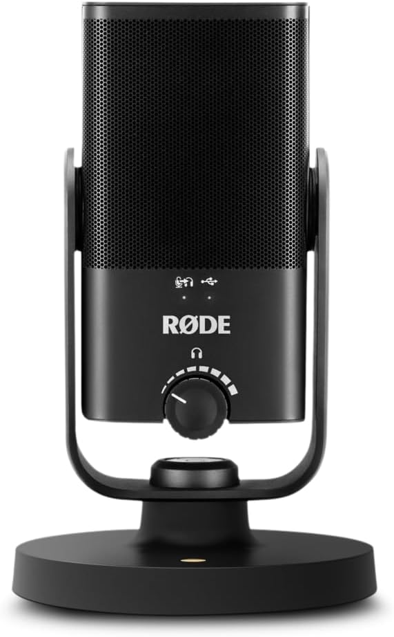 RØDE NT-USB Mini Versatile Studio-quality Condenser USB Microphone with Free Software for Podcasting, Streaming, Gaming, Music Production, Vocal